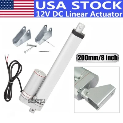 SZMWKJ 8" 330lbs High Speed Linear Actuator 12V DC Motor for Car Medical Solar Tracking