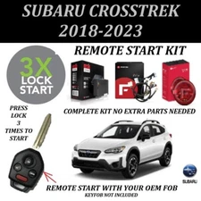 Remote Starter Kit for SUBARU CROSSTREK 2018-2023 KEY START Plug & Play 3X Lock