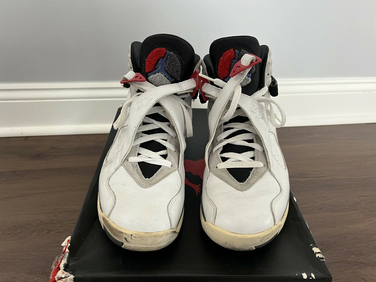 Nike Air Jordan 8 Retro Bugs Bunny CDP‎ Mens 10.5 White Red Sneakers 2008 RARE RARE? Nike Air Jordan 8 VIII Bugs Bunny White True Red Sz  main image 4