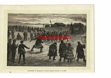 Samoyedes Of Khabarova, Russia, Playing Games, Book Illustration (Print), c1880
