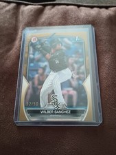 2023 BOWMAN PAPER 32/50 #BP-6 GOLD WILBER SANCHEZ