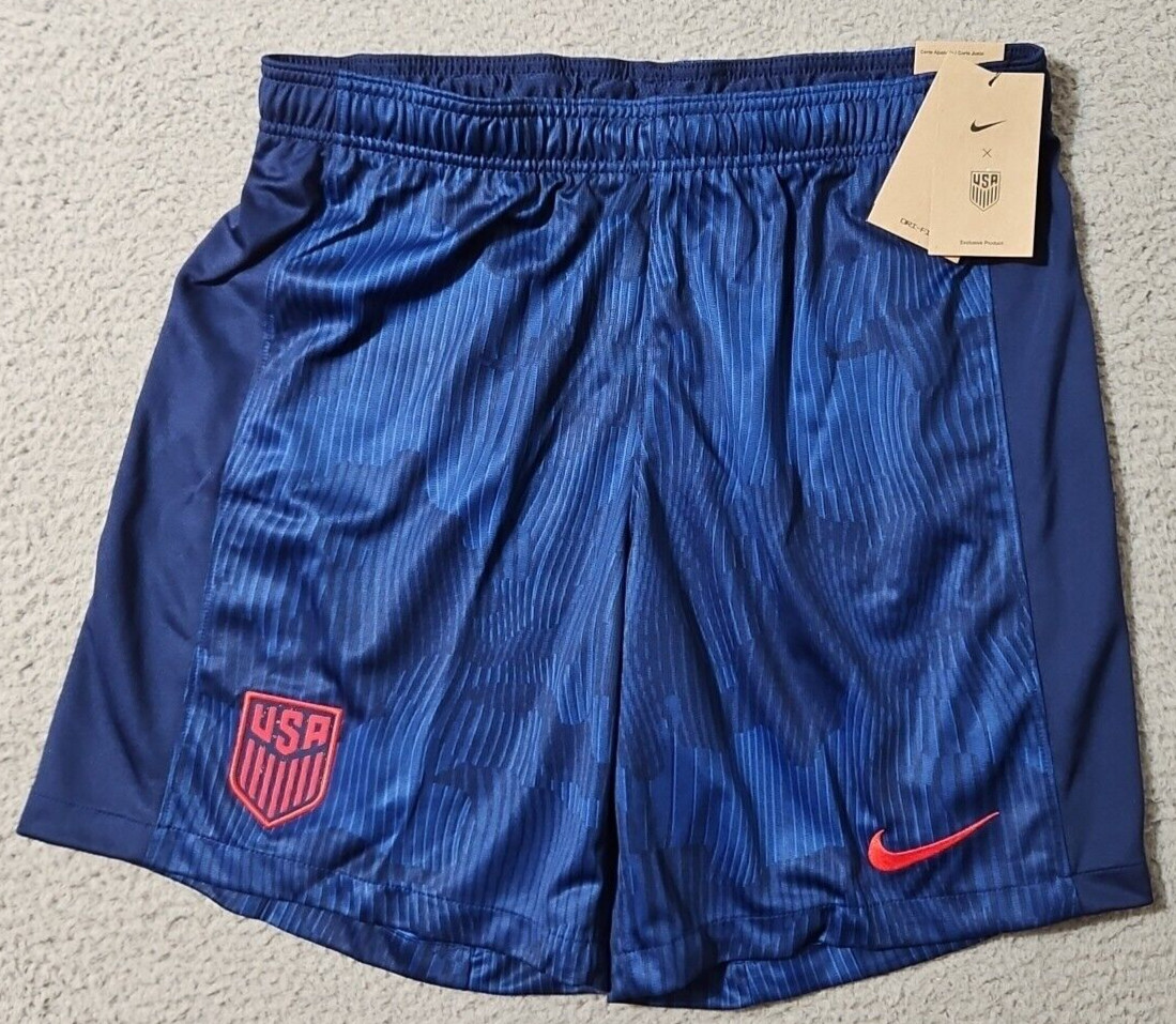 NEW Nike Team USA USMNT USWNT Stadium Away Slim Fit Soccer Shorts DR3982 XL