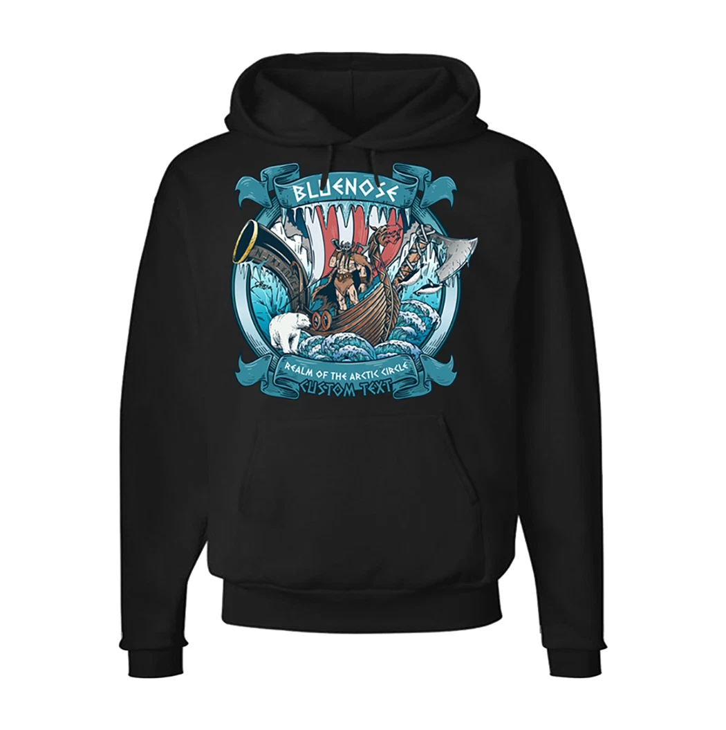 US Navy Bluenose Realm Of The Arctic Circle Custom US Navy Military Hoodie