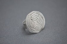 old berber silver ring, vintage berber ring