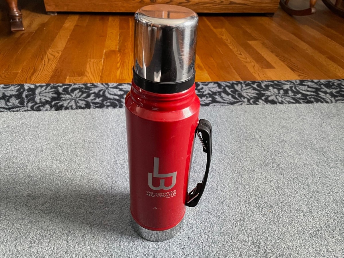 Red Stanley Legendary Classic Vacuum Bottle Thermos 1 L Stainless