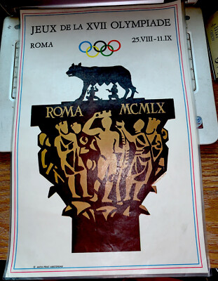 Jeux XVII Olympiade Roma 25.VIII-11.IX @1972 17 1/2  X 11 1/2 