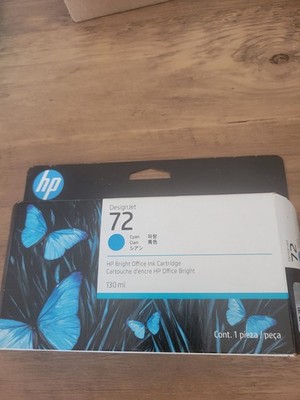 HP Design Jet Ink Cartridge Cyan Blue 130 ML New C9371A