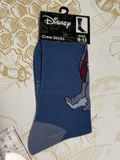 Disney Eeyore Winnie the Pooh Character Socks Cartoon Crew Socks Size 9-13