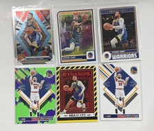 Stephen Curry 6 Card Lot Golden State Warriors Panini