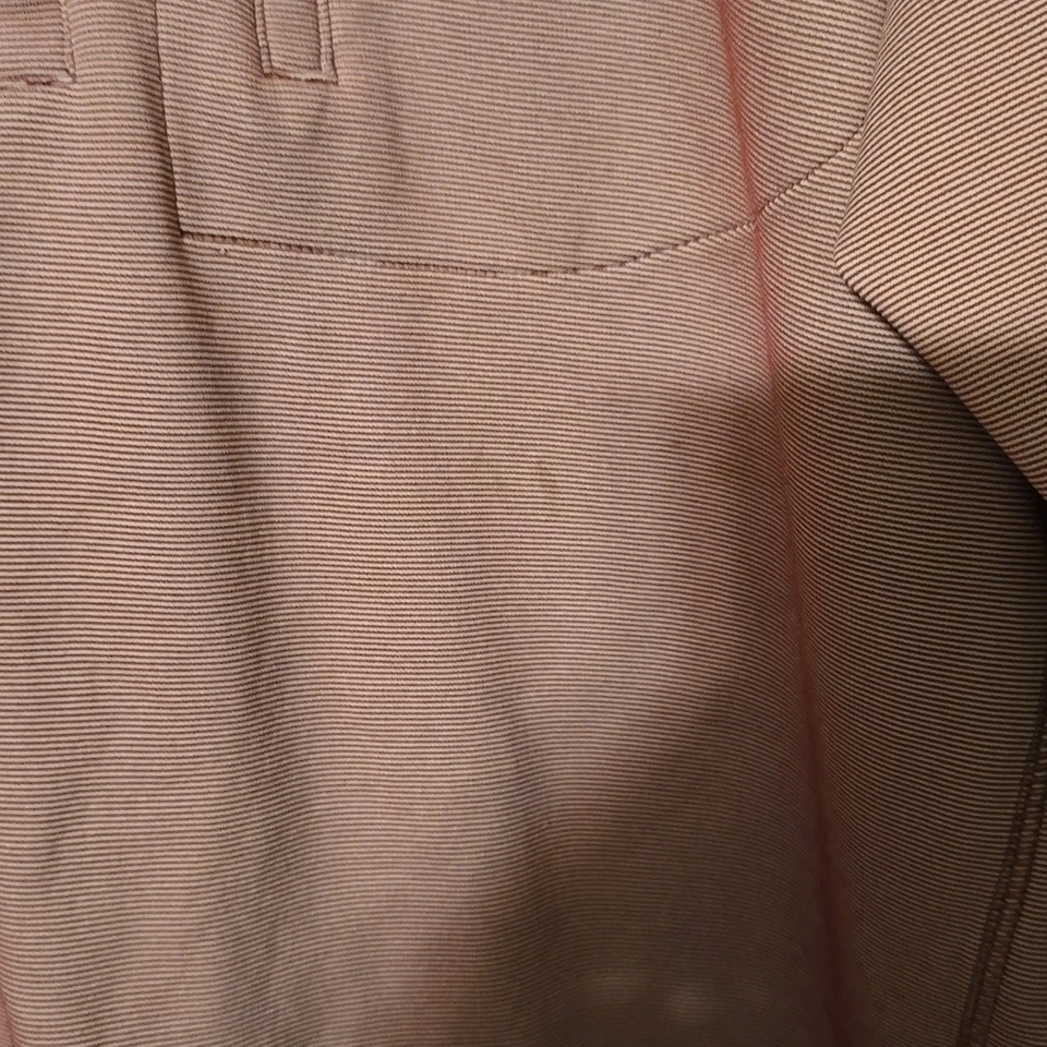 Pullover Southern Marsh Endzone rendimiento a rayas granate para hombre talla mediana Foto 2 de 4