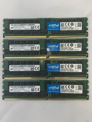 Lot 4 Micron MTA36ASF4G72PZ-2G3B1IK 128GB (4X 32GB) 2RX4 PC4-2400T-RB1-11 DDR4