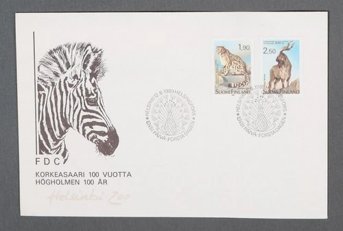 MayfairStamps Finland FDC 1989 Wildlife Dual Helsinki Zoo First Day Cover aax_38