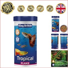 Tropical Fish Flake 55g &ndash; Multi-Vitamin Complete Food &ndash; Clear Water Formula N...