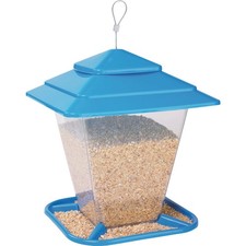 More Birds Plastic 6.6 Lb. Capacity Square Seed Hopper Bird Feeder 50120 More
