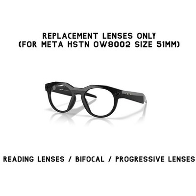 Oakley Meta HSTN OW8002 51 Replacement Lenses Reading/Bifocal/Progressive Lenses