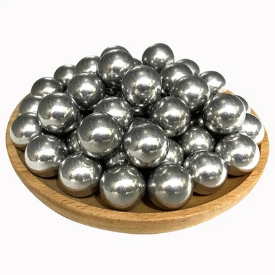 ALIEN PLAY 50 X .50 Cal Aluminum Balls for Self Defense and Target Practice, Reusable Hard
