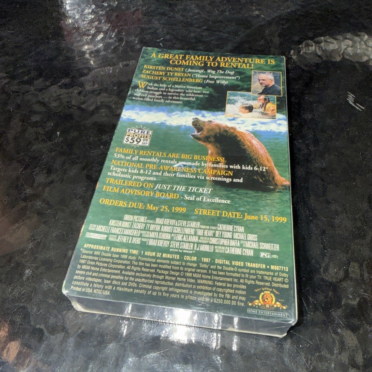 True Heart tape vhs Kristen Dunst 27616771339| eBay