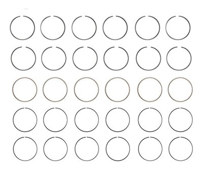 EngineTech Piston Ring Set for 1 Engine Standard Size Standard Size  Direct Fit
