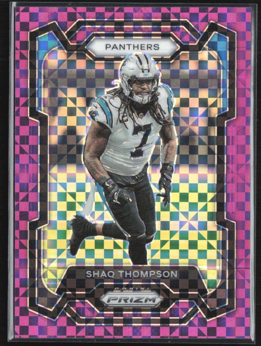 Shaq Thompson 2023 Panini Prizm Purple Power /49 #45 Carolina Panthers