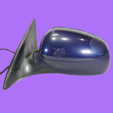 2003-2006 Porsche Cayenne Front Left Driver Door Side View Mirror Oem Blue 2003-2006 Porsche Cayenne Front Left Driver Door Side View Mirror Oem Blue