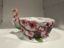 White/Pink Fairy Tea Cup #17580