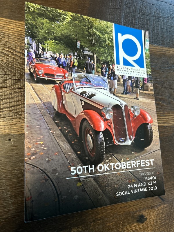 Roundel Magazine BMW Car Club January 2020 59th Oktoberfest M340i X4M X3M