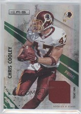 2010 Rookies & Stars Longevity Emerald Materials Prime 16/50 Chris Cooley 0a1