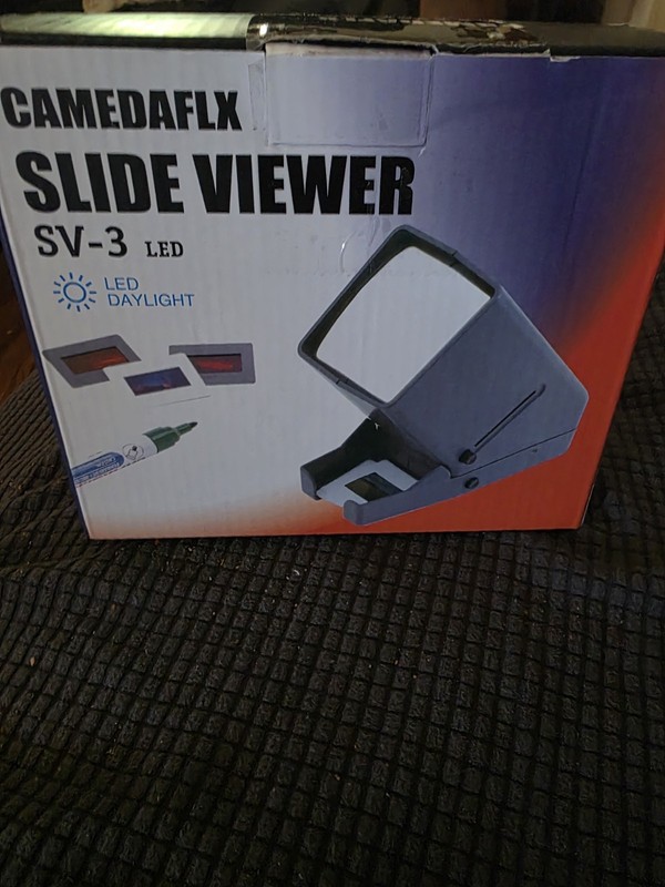 CAMEDAFLX SV-3 35Mm Slide & Film Viewer-Slide Viewer with 3X Magnification