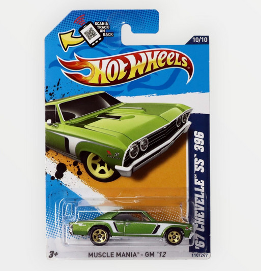 Hot Wheels '67 Chevelle Ss 396 110/247 - Green