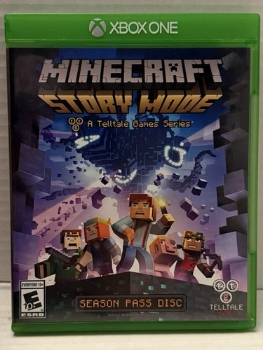 Minecraft: Story Mode - Season Pass Disc (Xbox One, 2015) Complete, CIB - Tested