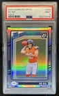 2024 Panini Donruss Optic Bo Nix RC Holo Rated #209 Broncos PSA 9 Rookie