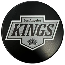 Los Angeles Kings Team Logo Official Basic Souvenir NHL Hockey Game Puck