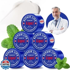 OUKEYA Lip Balm,0.25 Ounce,6Counts,Medicated Lip Chapstick Medicated w/Beeswa