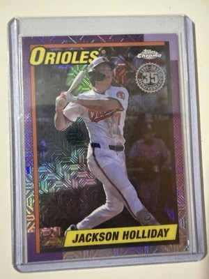 2025 Topps Series 2 - Jackson Holliday Silver Pack 1990 Chrome Mojo - #T90C-110