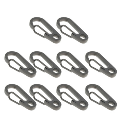 10 Stücke Mini Gear Snap Federclip Haken Quick Link Karabiner