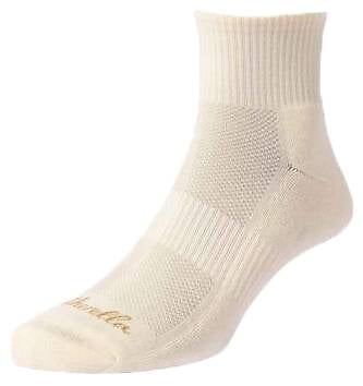 Pantherella Herren Step Einfach Baumwolle Socken - Sahne