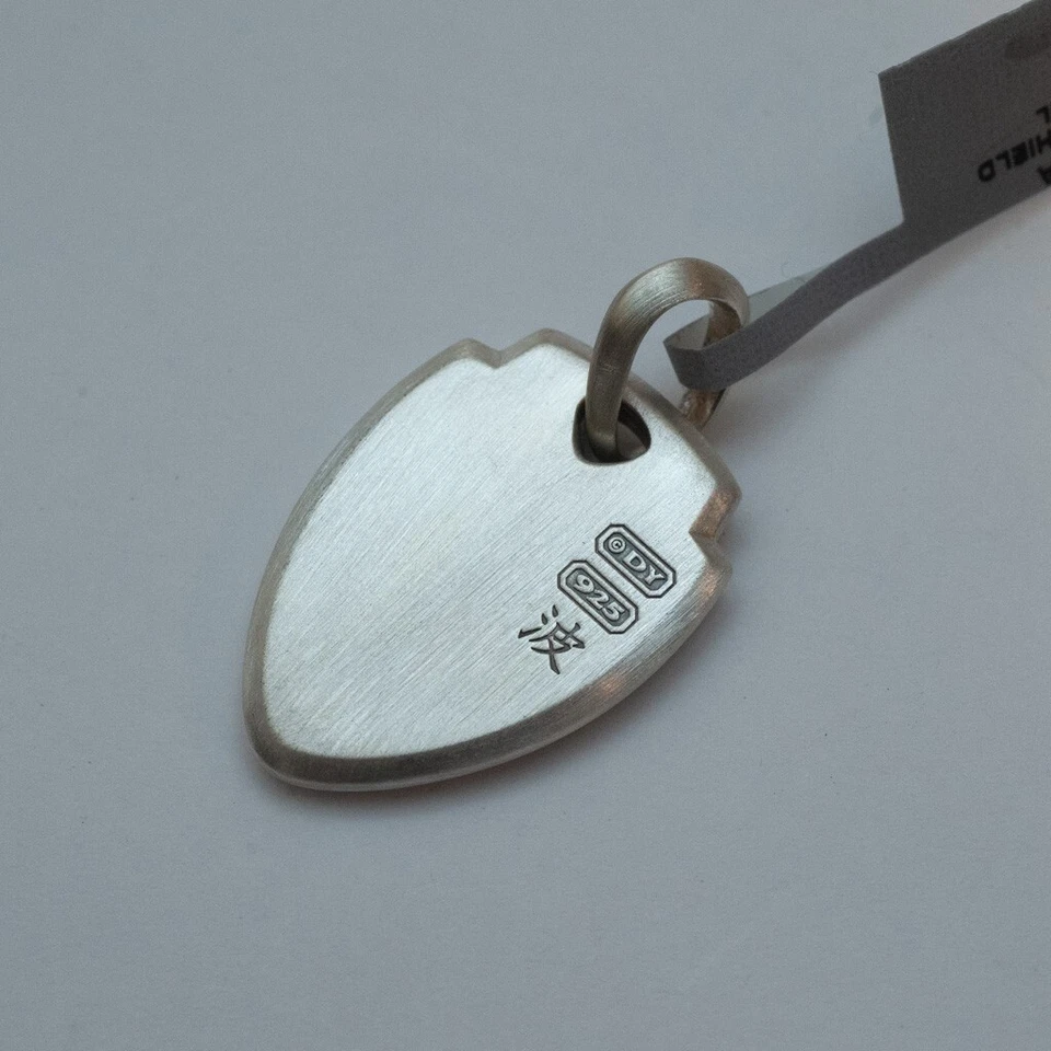 DAVID YURMAN Nuevo Potenciador Escudo Ondas 18.9mm Para Hombre en Zafiro Azul y Plata Foto 4 de 4