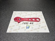 Blue-point Tools Usa New 8 Red Aluminum An Fitting Adjustable Wrench Anadj8a