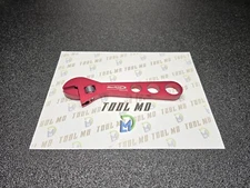 Blue-Point Tools USA NEW 8" RED Aluminum AN Fitting Adjustable Wrench ANADJ8A