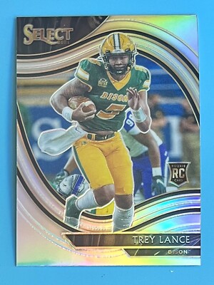 2021 Panini Chronicles Select Draft Picks Trey Lance Silver Prizm RC Rookie #260