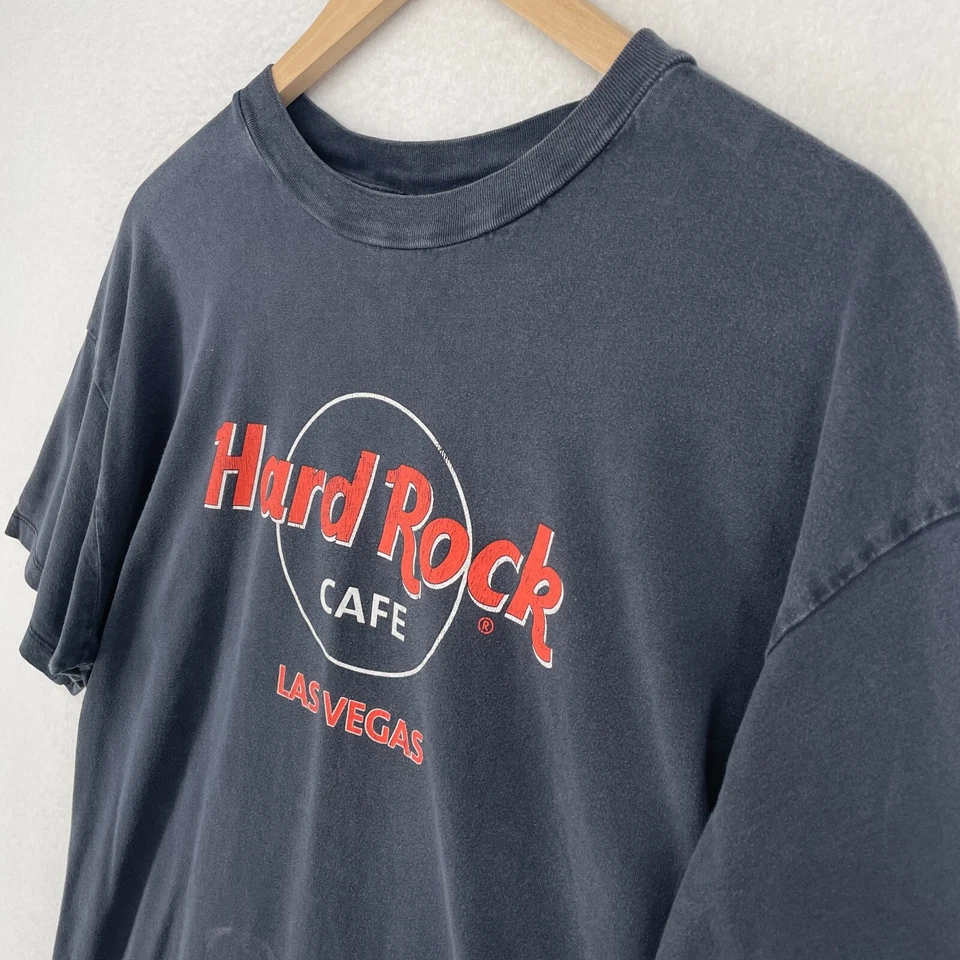 HARD ROCK CAFE Shirt Men S LAS VEGAS Hot Rod Car Short Sleeve Cotton Black - Image 3 of 4