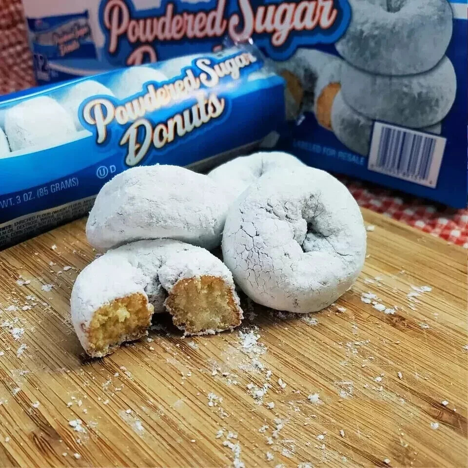 Duchess Mini Powdered Sugar Donuts (3 oz., 12 pk.) eBay