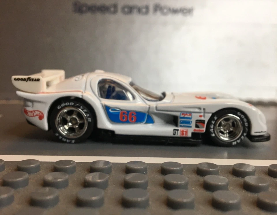 Hot Wheels '98 Primera Edición #657 Panoz GTR-1 PERSONALIZADO Super Real Riders Rueda Intercambio BLI Foto 2 de 4