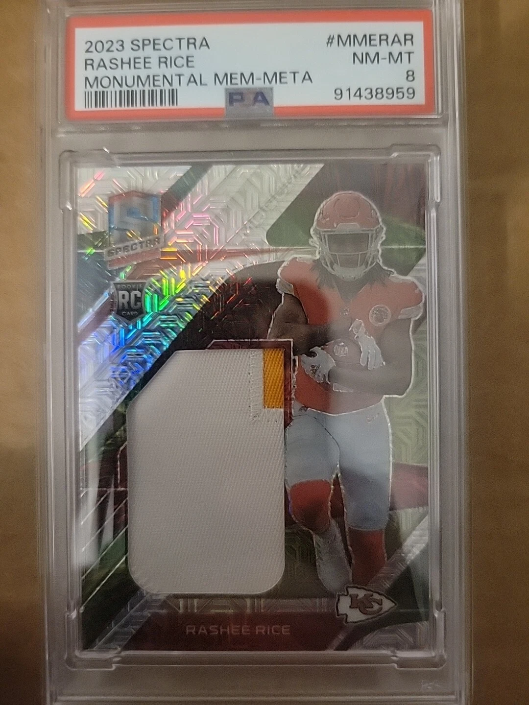 Rashee Rice Panini Spectra Monumental Memorabilia #MMERAR Meta