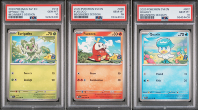 Pokemon Beginners Session Sprigatito Fuecoco Quaxly Asia Exclusive