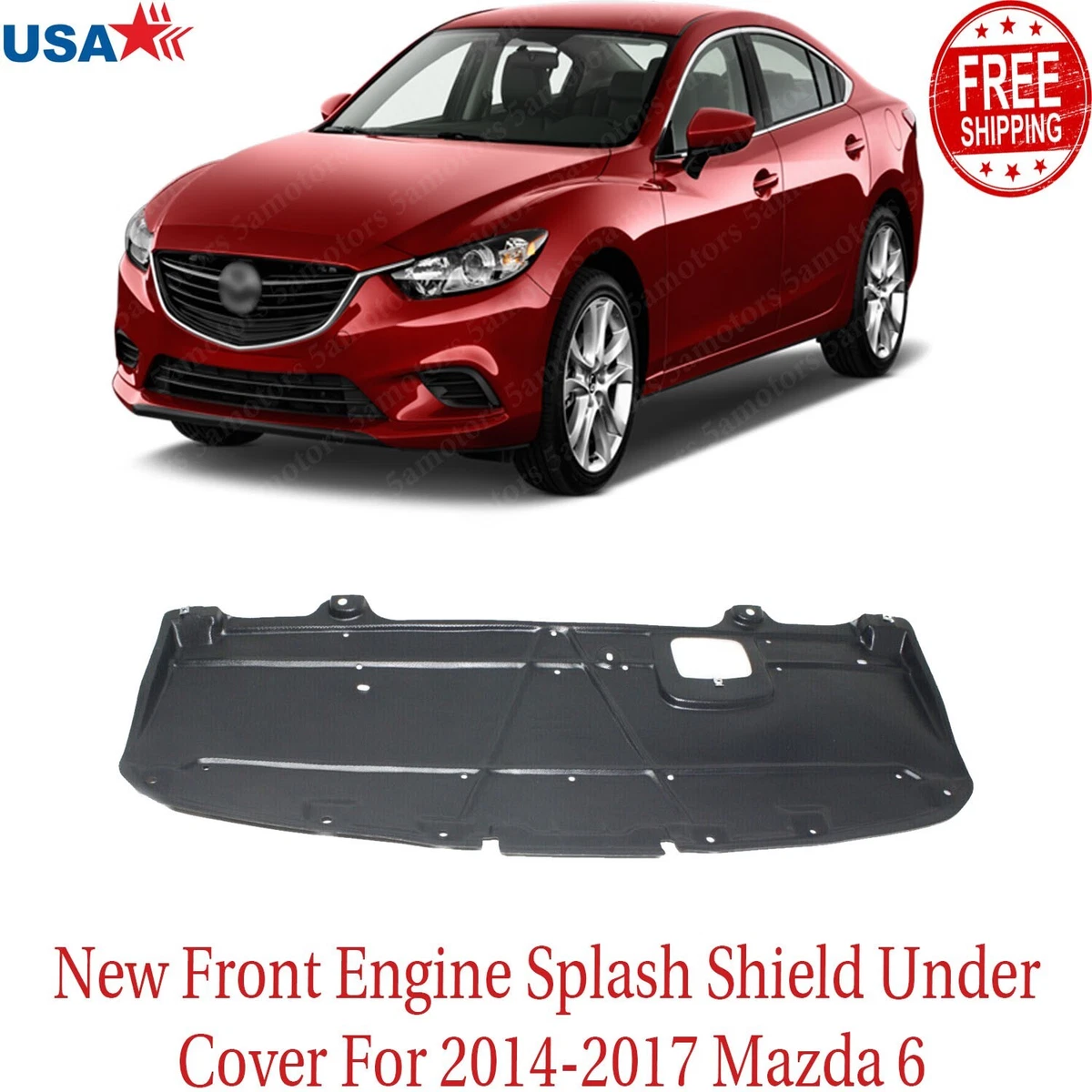 Mazda 6 2024 splash guards