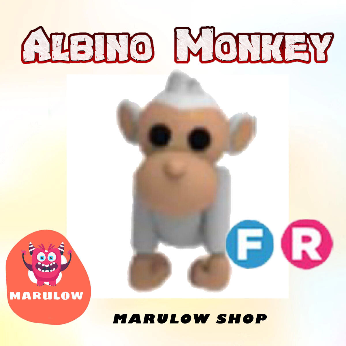 Albino Monkey, Trade Roblox Adopt Me Items