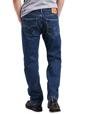 (取寄) リーバイス メンズ メンズ 505 レギュラー Levi's Mens men Levi's Mens 505 Regular Dark Stonewash Men Levi's 505 Dark Stonewash Regular Fit Straight Leg 100% Cotton