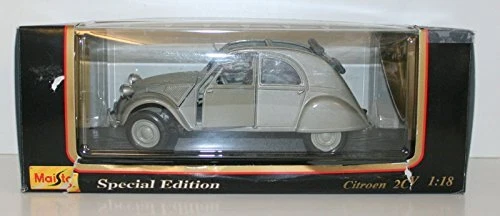 MAISTO 1/18 31835 SPECIAL EDITION CITROEN 2CV GREY - Image 4 of 4