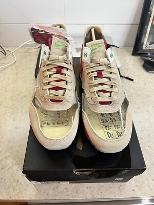 Nike Air Max 1 x CLOT Kiss Of Death 2021 DD1870-100 US Size 12.5
